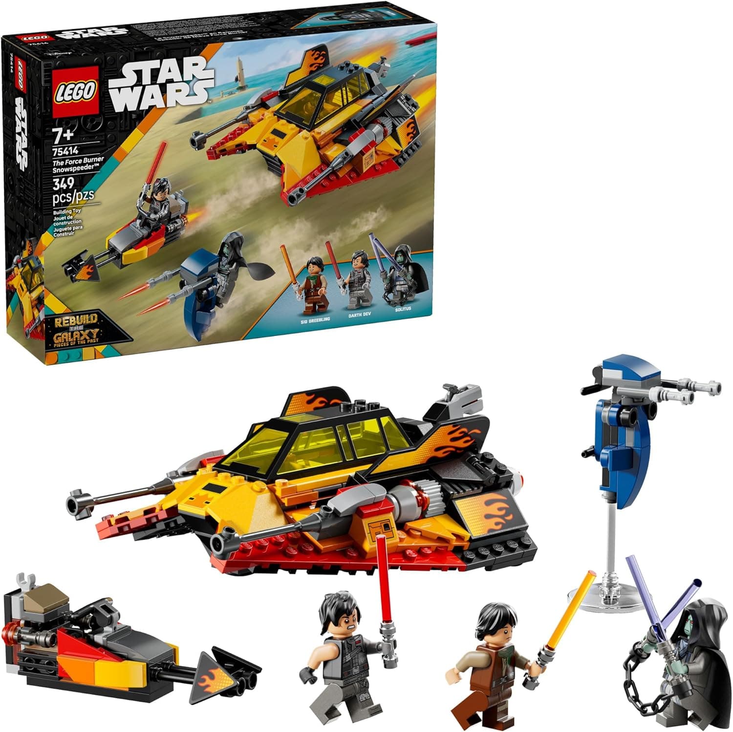 Recreate Epic Star Wars Battles with LEGO Snowspeeder