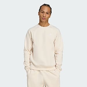 adidas Men's Trefoil Essential Crew Sweatshirt (White) $14.40 + Free S&H