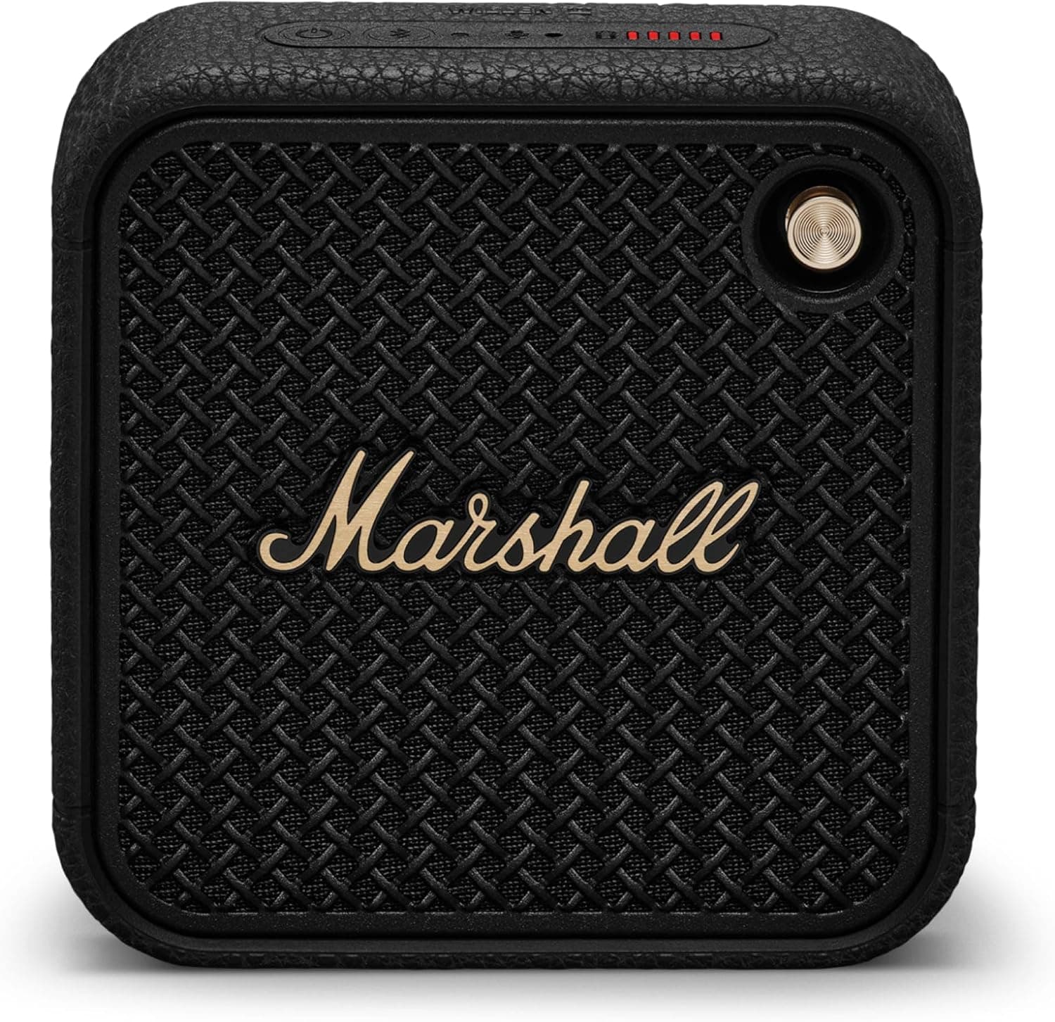 Portable Bluetooth Speaker: Marshall Willen II in Black & Brass