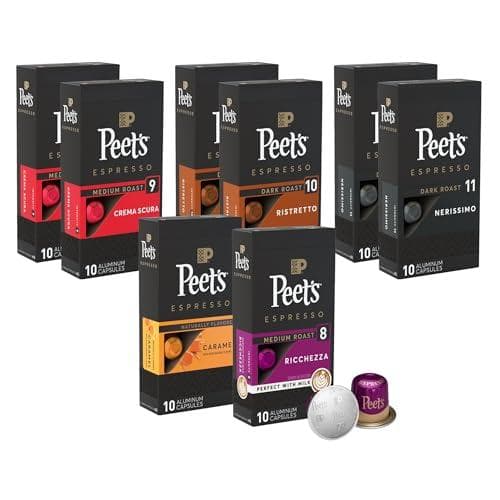 Enjoy Rich Espresso Anytime with Peet's Coffee Capsules