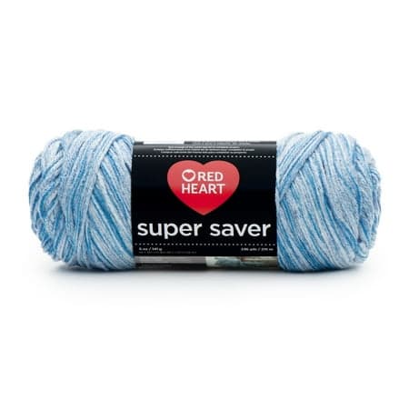 Red Heart® Super Saver™ #4 Worsted Acrylic Yarn, Lapis 5oz/142g 236yd