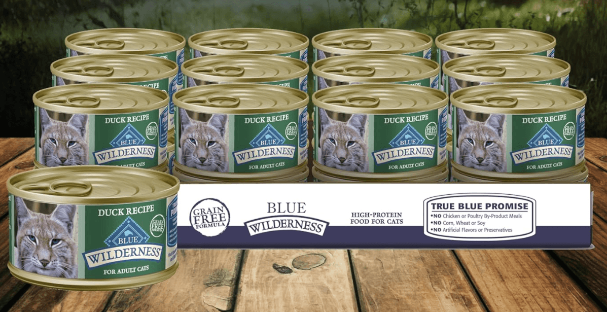 Save 65% on Blue Buffalo Wilderness Wet Cat Food (3oz Cans)