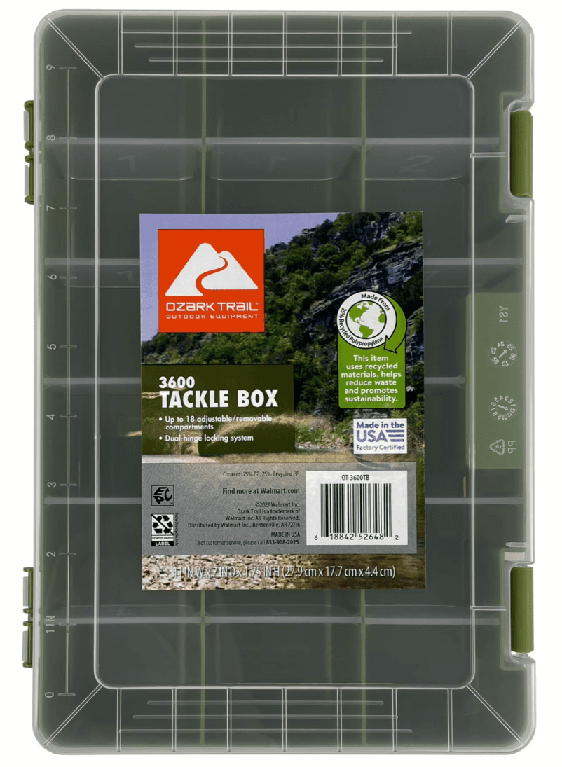 Save 34% on Ozark Trail Fishing Tackle Box at Walmart
