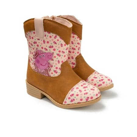 Peppa Pig Toddler Girls Western Cowgirl Boot