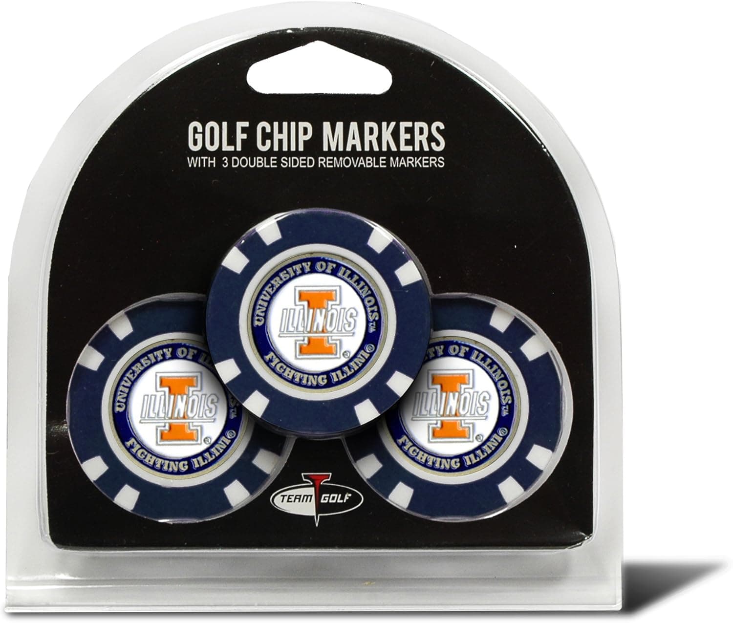 Chip In for Your Favorite Team - NCAA Illinois Fighting Illini Golf Markers