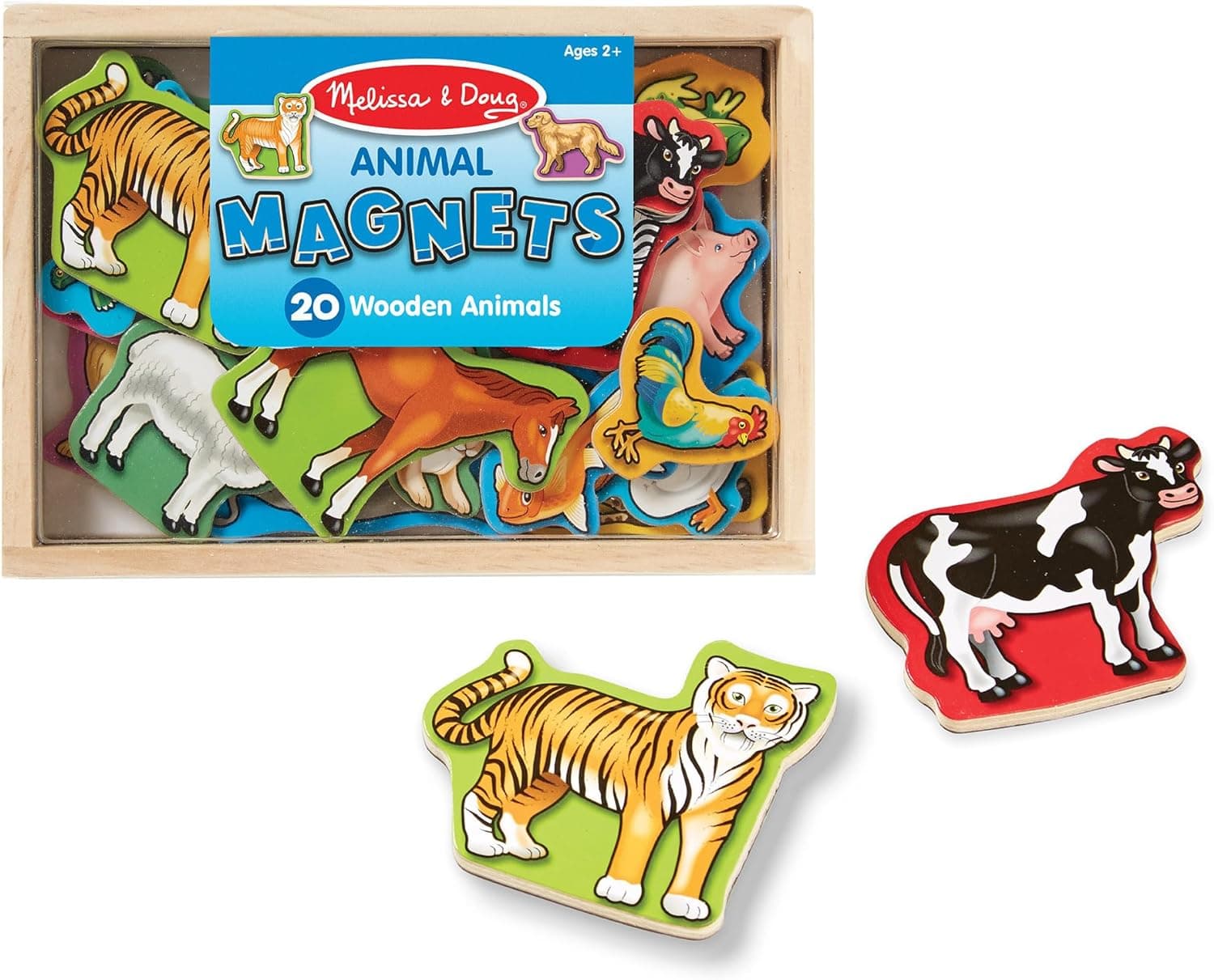 Bring the Farm to Your Fridge with Melissa & Doug Wooden Animal Magnets