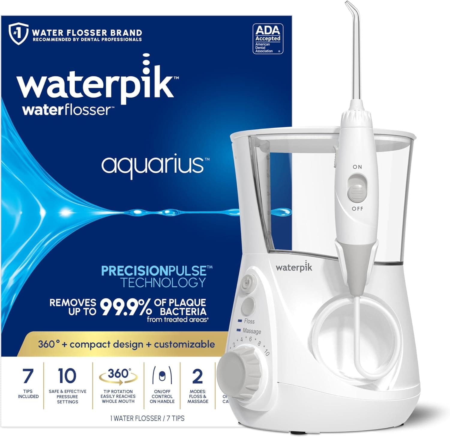 Waterpik Aquarius Water Flosser - Powerful Dental Care Solution