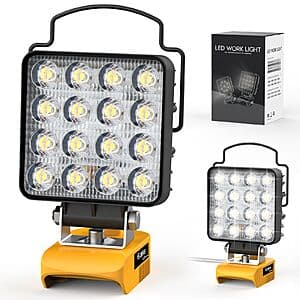 Ecarke 112W LED Work Light for DeWALT 20V Batteries (Tool Only) - $16.60