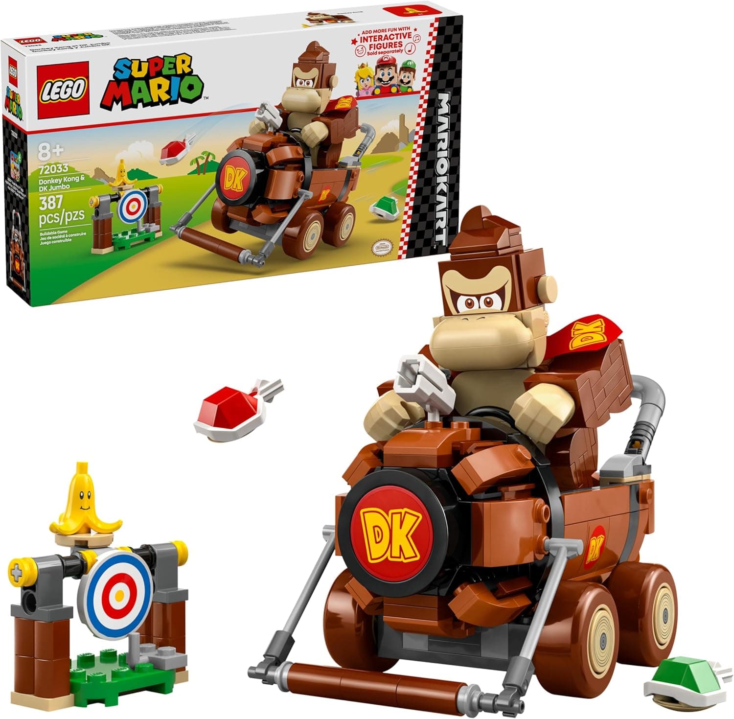 Zoom Into the World of LEGO Super Mario: Donkey Kong Jumbo Set