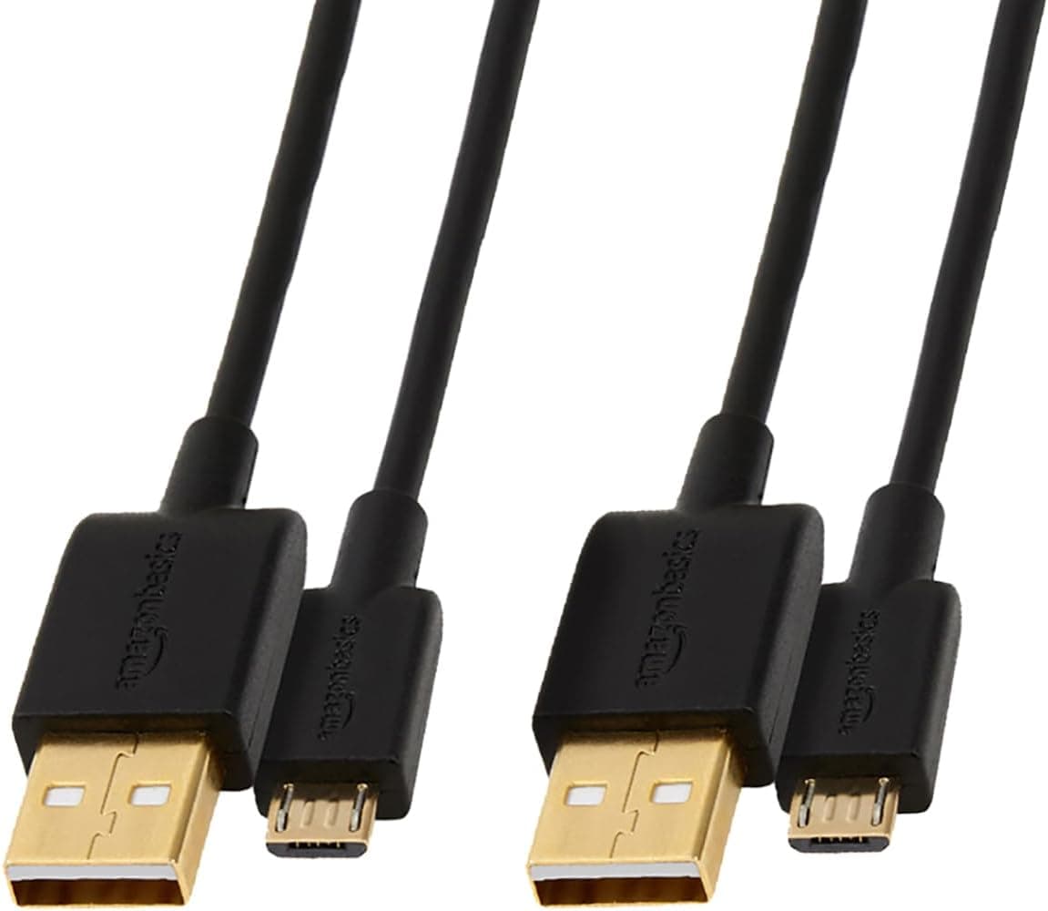 Charge and Transfer with Amazon Basics Micro USB Cables