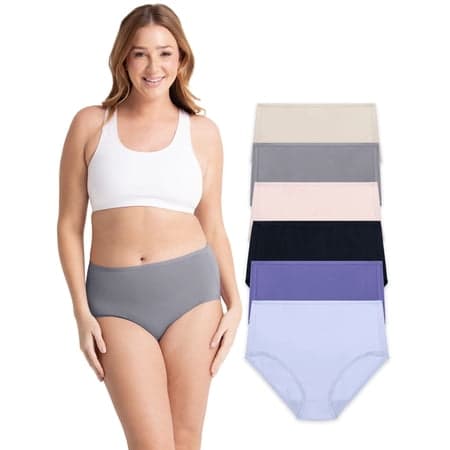 Fruit of the Loom Women's Microfiber Underwear, 6-Pack
