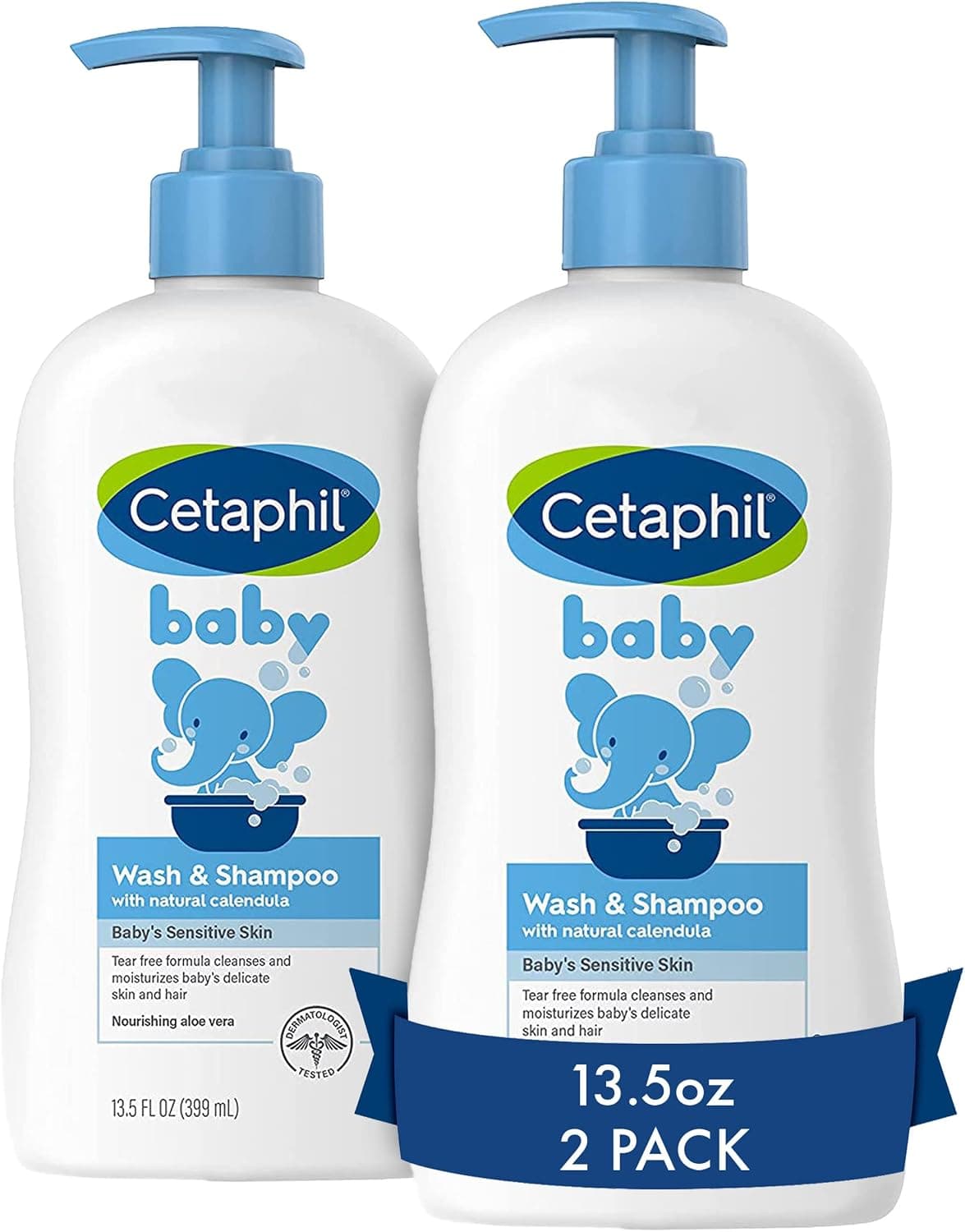 Cetaphil Baby Wash & Shampoo - Gentle, Hypoallergenic Care