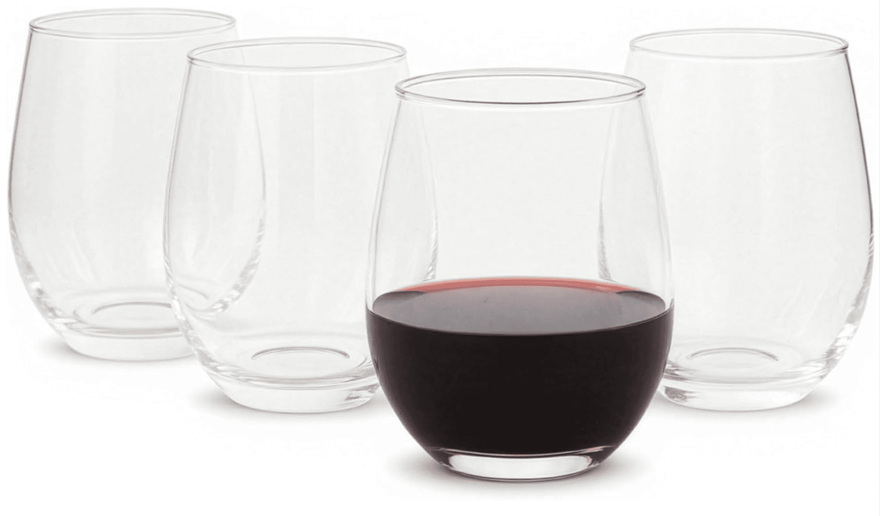 Enjoy Wine Nights with 54% Off Amazon Basics Stemless Glasses
