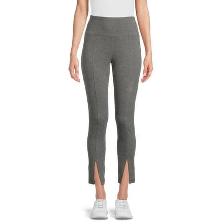 Athletic Works Women's Front Slit Leggings, Sizes XS-3XL