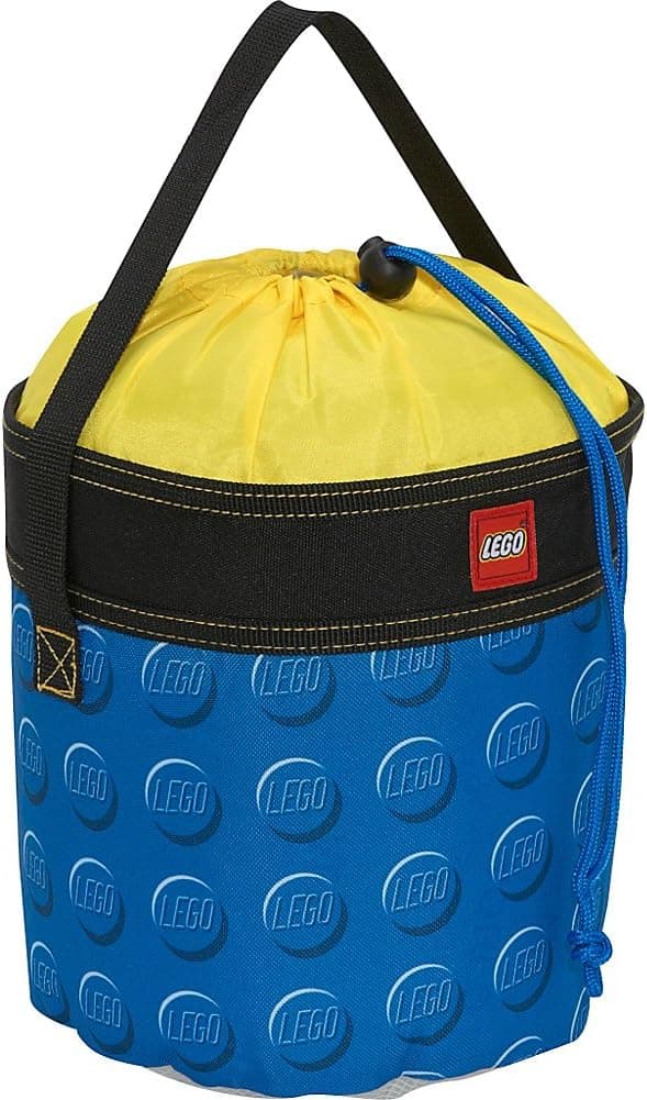 Organize with LEGO Storage Cinch Bucket in Blue