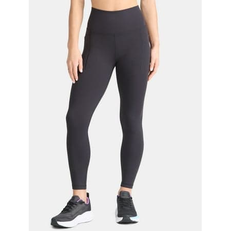 Avia Women's and Women's Plus SoftSculpt High Rise Leggings 27" with Pockets, Sizes XS-4X