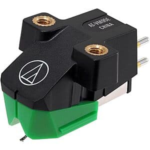 Audio-Technica VM95 Series Dual Moving Magnet Turntable Cartridge (Green) for $49