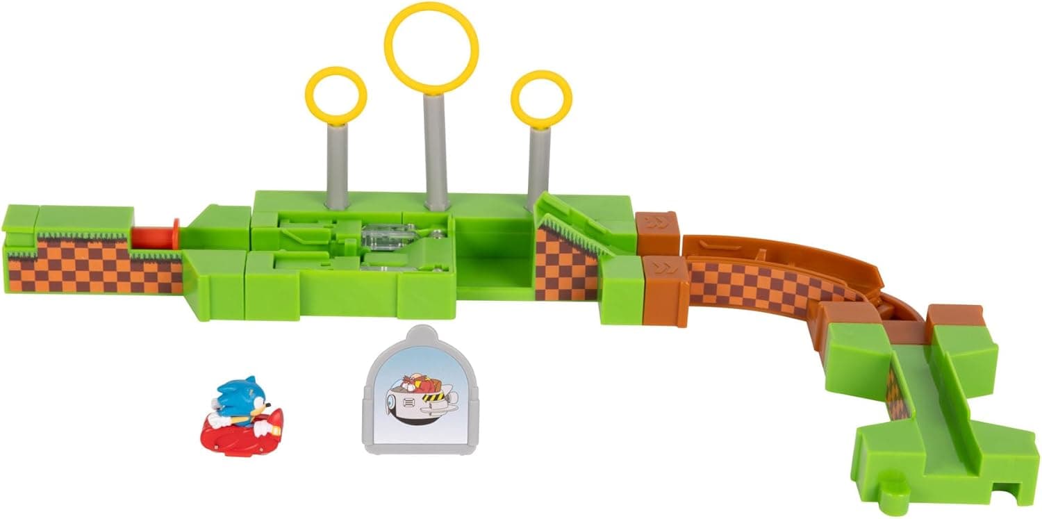Sonic the Hedgehog Go Go Racers Playset: High-Speed Adventure