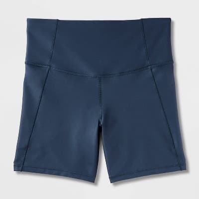 Women's Effortless Support Bike Shorts 6" - All In Motion™ Navy Blue XS