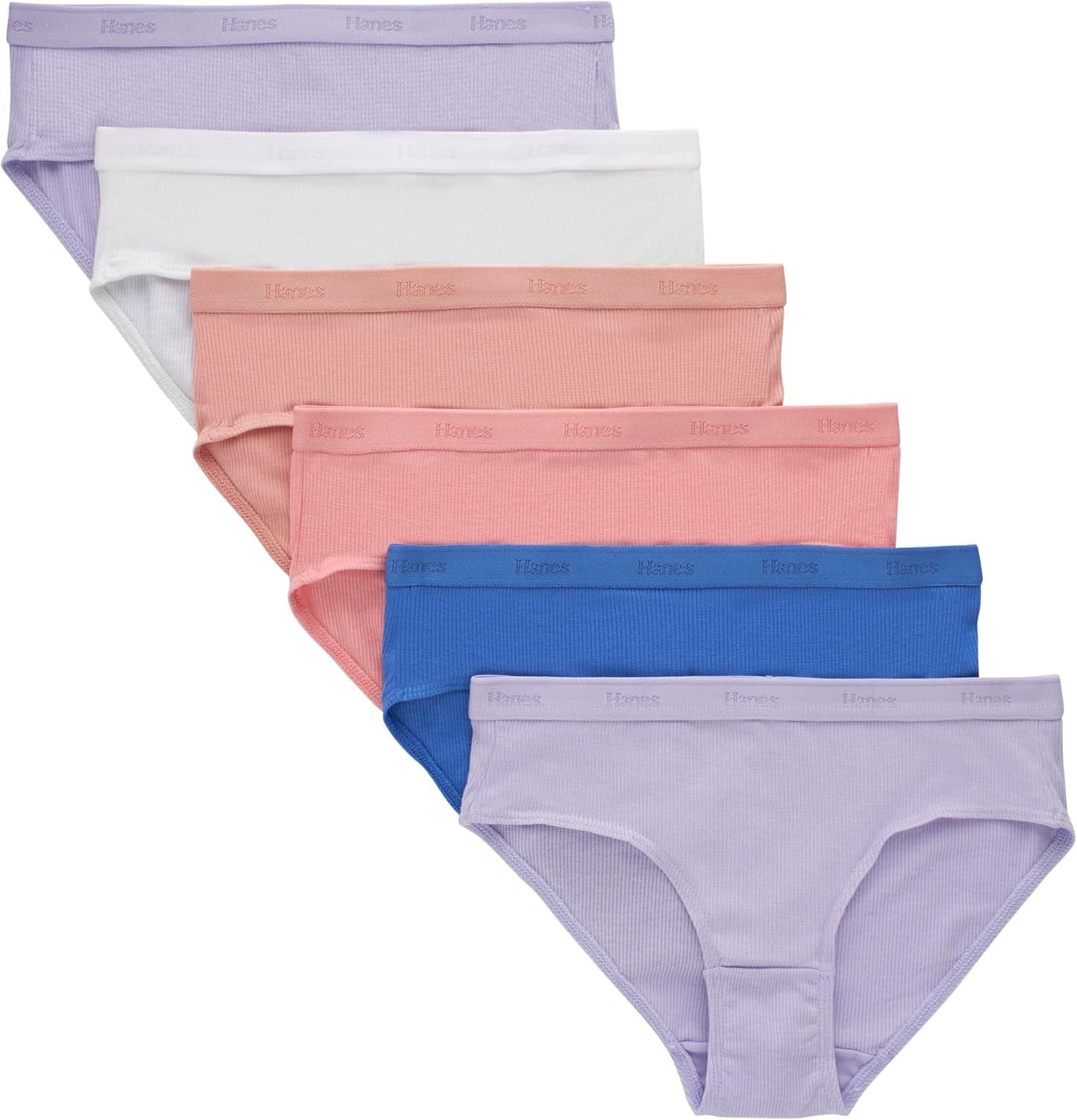 Hanes Girls' Originals SuperSoft Hipster Underwear - Cozy Modal Panties