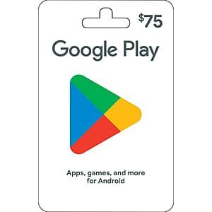 Google Play $75 + $7.50 Amazon Credit: Versatile Gift Card Deal