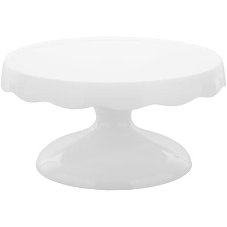 Wilton 2-in-1 Pedestal Cake Stand and Serving Plate, 10-Inch Round Stand