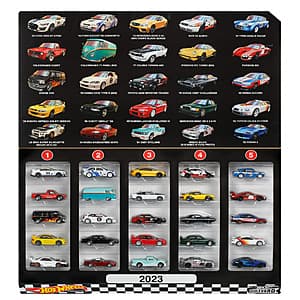 Hot Wheels Boulevard Factory Set with 25 Play Vehicles