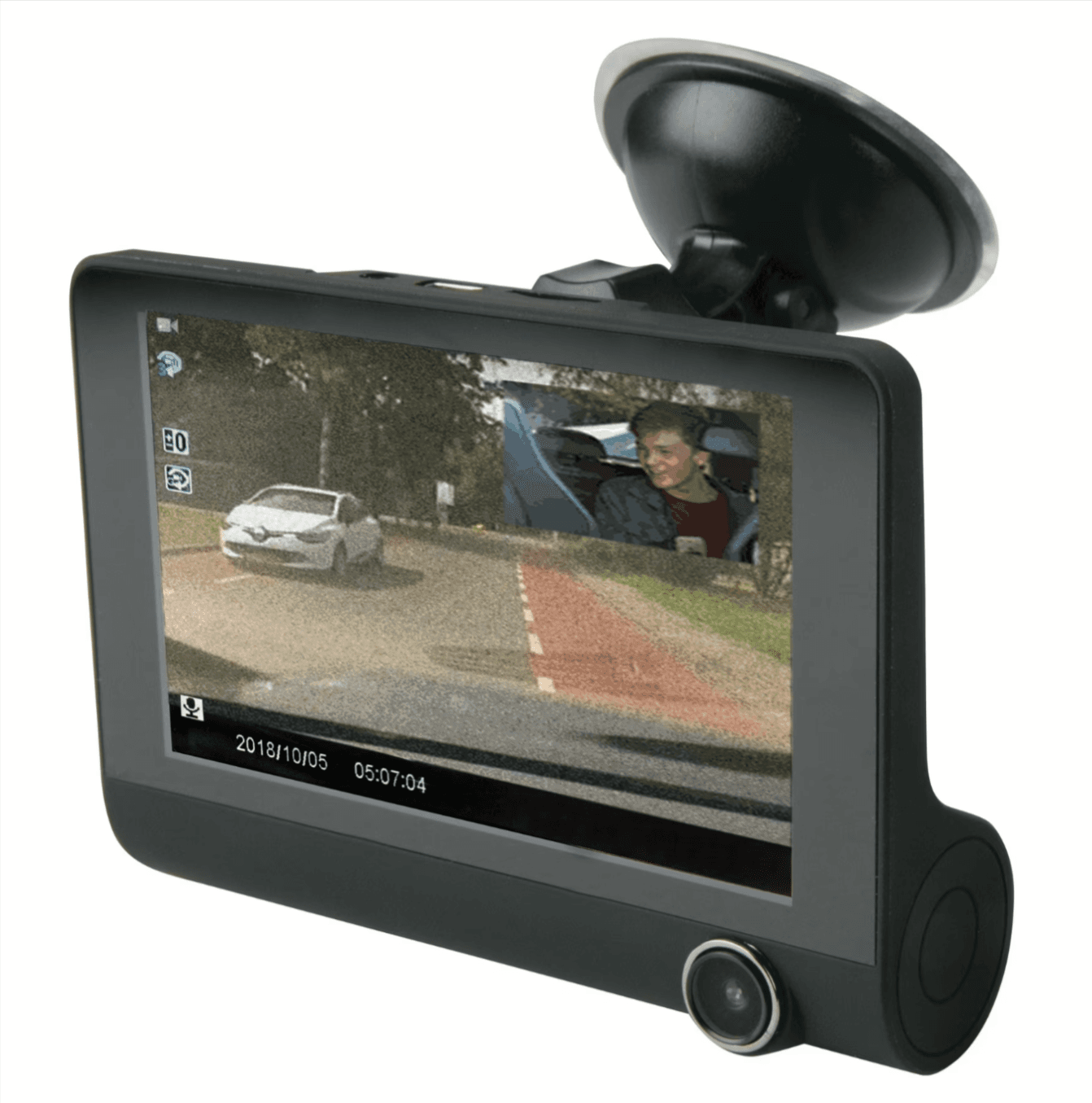 Dual 1080p Front & 720p Rear Dash Cam - 33% Off at Walmart