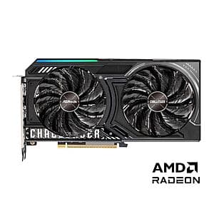 ASRock AMD Radeon RX 9060 XT Challenger OC Dual Fan 16GB GPU $390 + Free Pickup