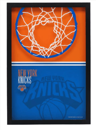 Printed Glass Sign for NBA Teams at Dick's Sporting Goods