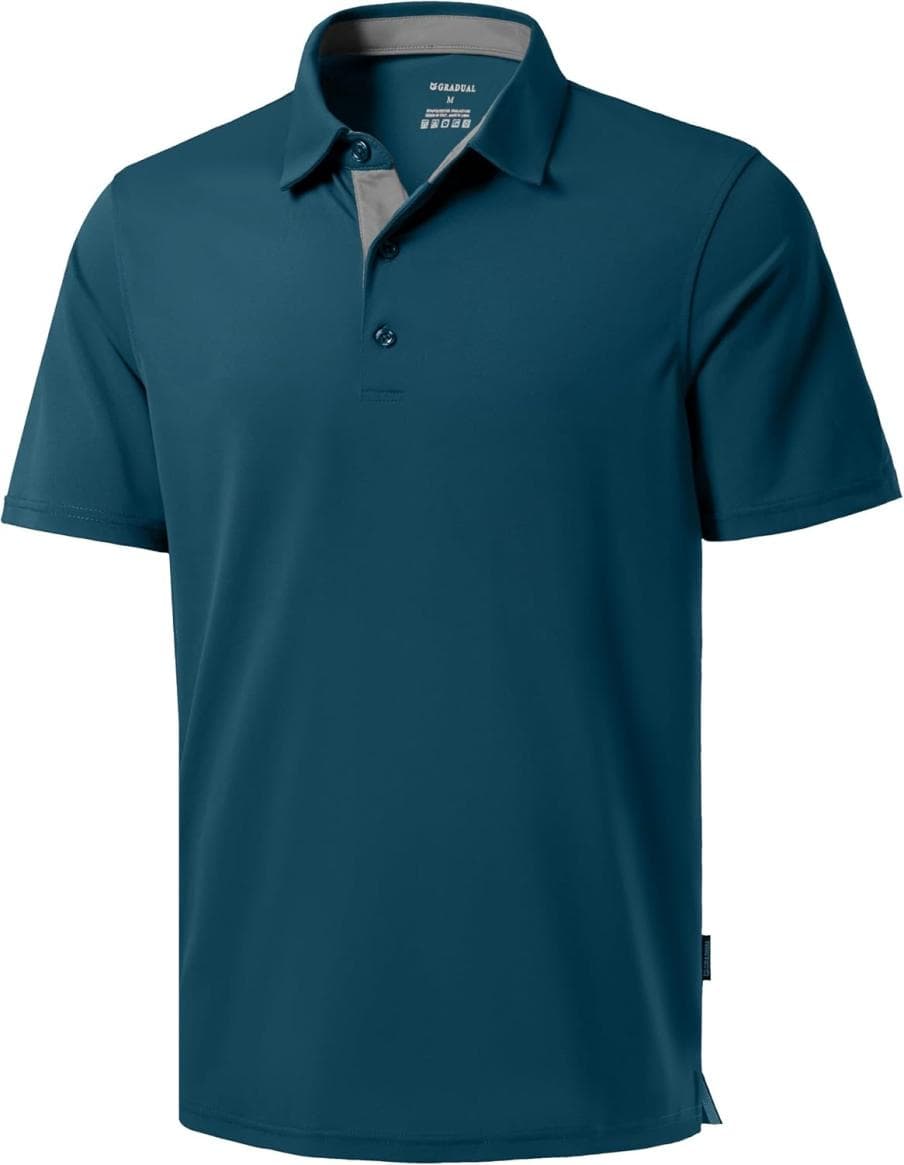 Moisture-Wicking Golf Polo Shirt for Men - 35% Off