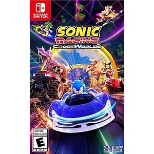 Select Accts: Sonic Racing: CrossWorlds Amazon Exclusive Edition (Nintendo Switch) $33.35 + Free Shipping