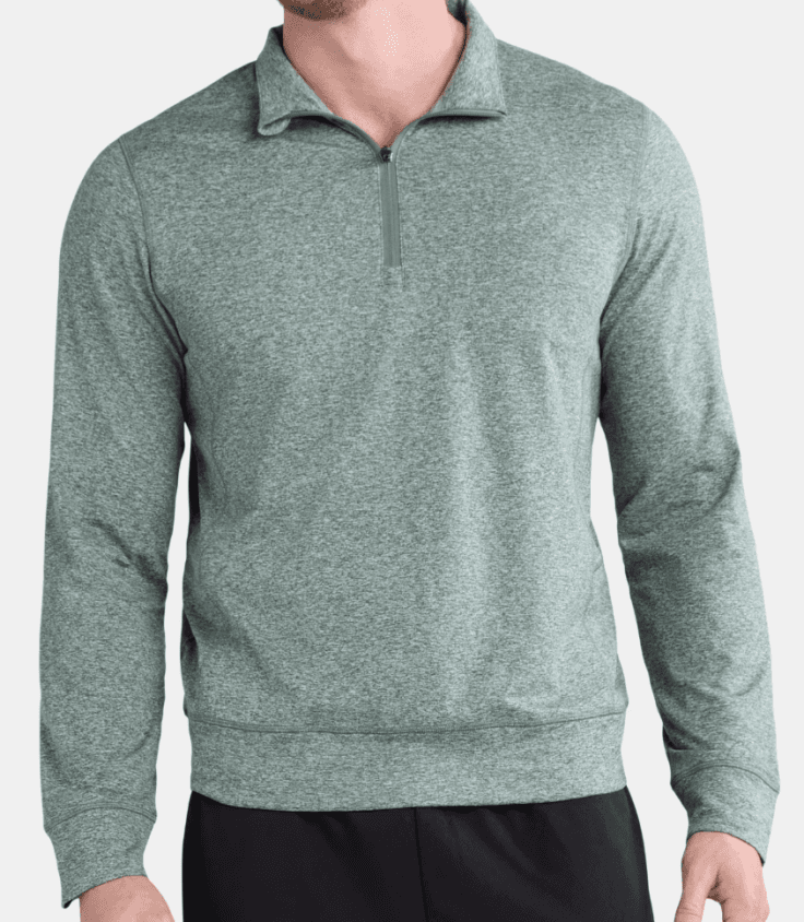 Soft Quarter-Zip Pullover Shirt from Athletic Works