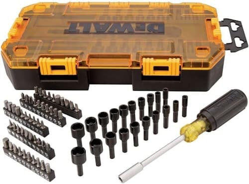 DeWalt 71-Piece Screwdriver Bit Set with Nut Drivers, 35% Off