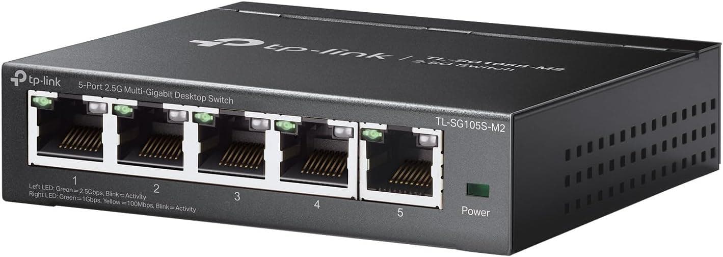 TP-Link 5-Port 2.5G Ethernet Switch - 33% Off on Amazon