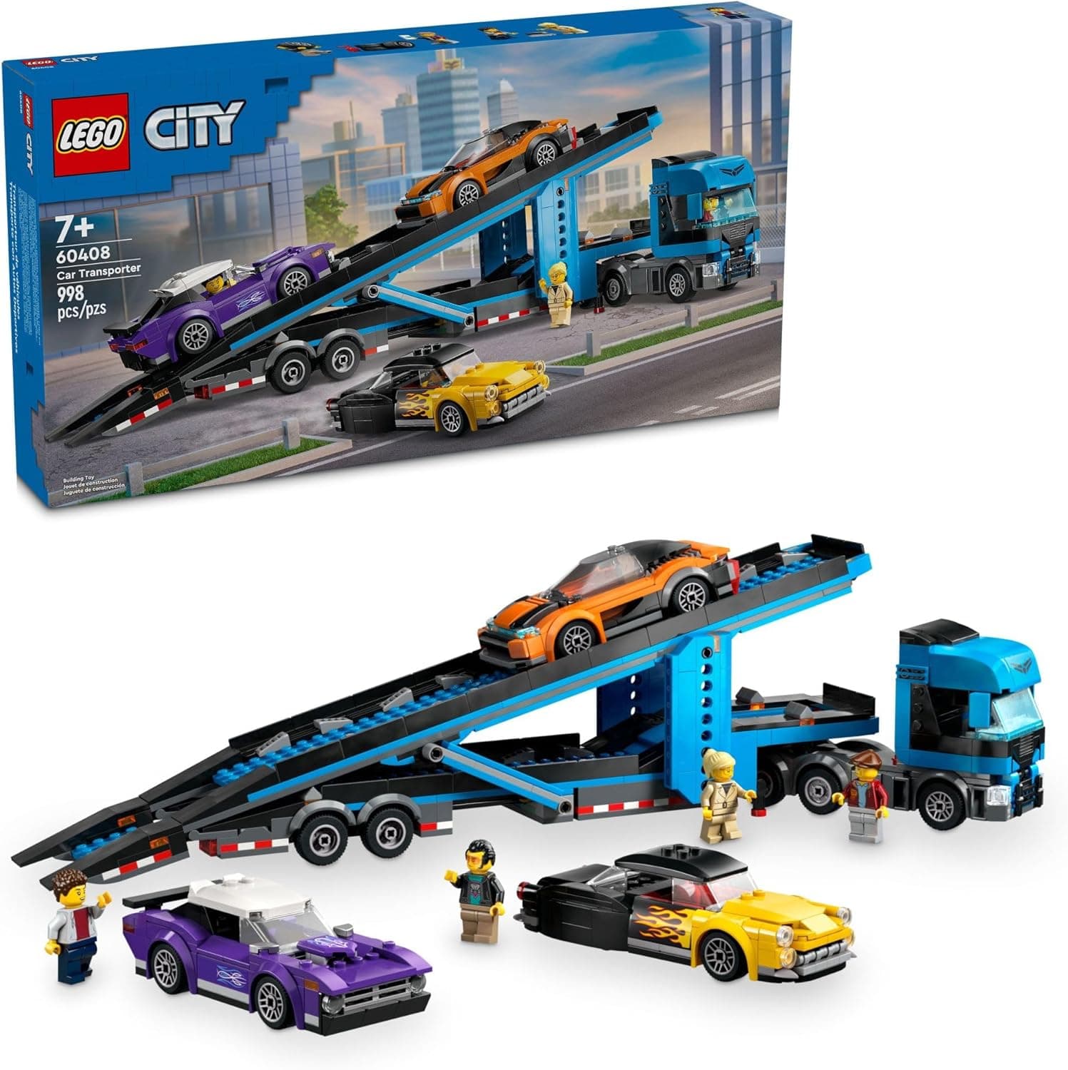 Haul the Coolest Sports Cars with the LEGO City Car Transporter