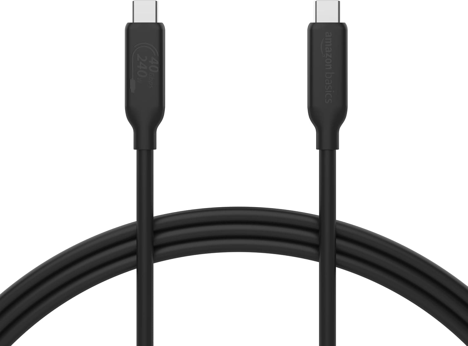 Amazon Basics USB-C Fast Charging Cable: 8K, 240W, Thunderbolt 4/3