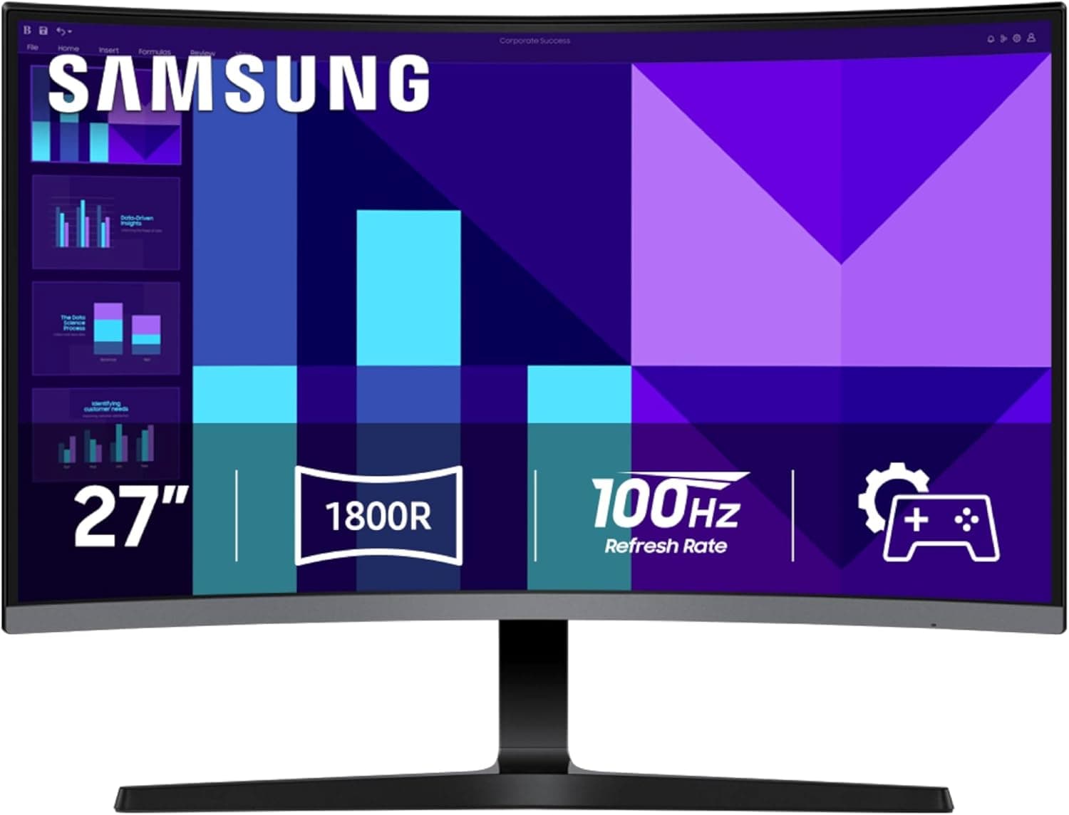Samsung 27-inch Curved Monitor with Gaming Features