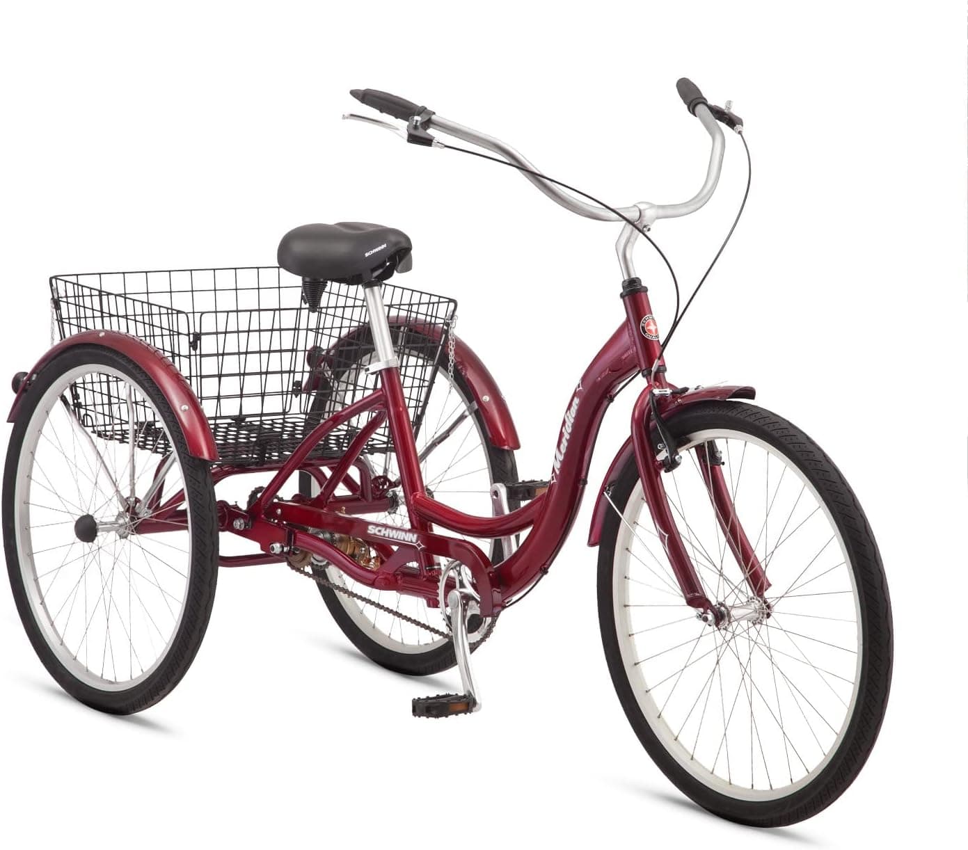 Schwinn Meridian Adult Tricycle - Classic Cruiser Style