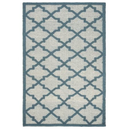 SAFAVIEH Martha Stewart MSR2552B Ivory / Light Blue Rug