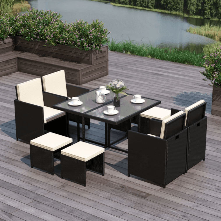 Hurry! Outsunny 9-Piece Patio Set for $270 at Aosom