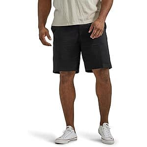 Comfortable Lee Men's Extreme Motion Flat Front Shorts for $12.55