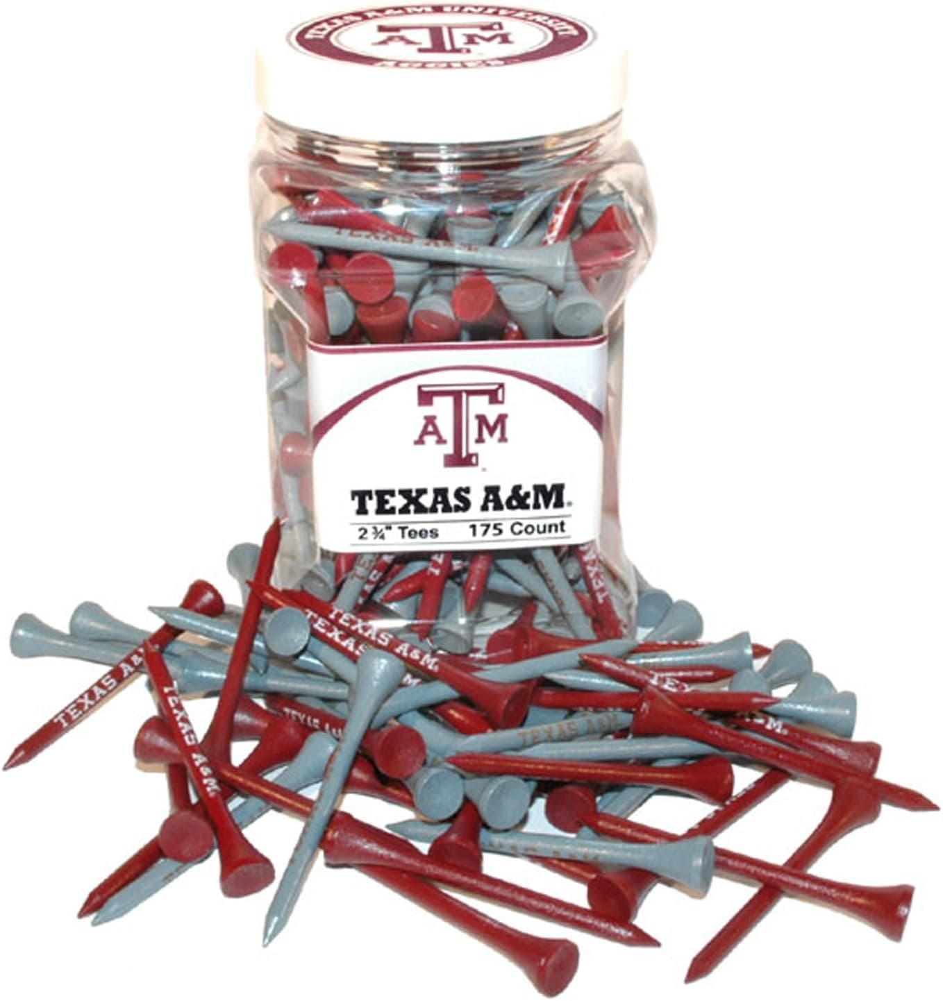 Vibrant NCAA Golf Tees - 175 Pack