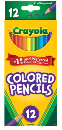 Grab a 12-Piece Set of Crayola Colored Pencils for 55% Off