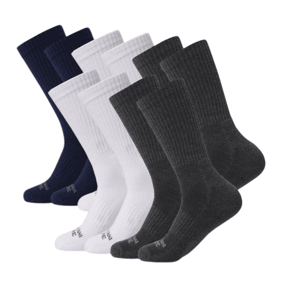 32 Degrees 5-Pack Crew Socks for $8 (71% Off)