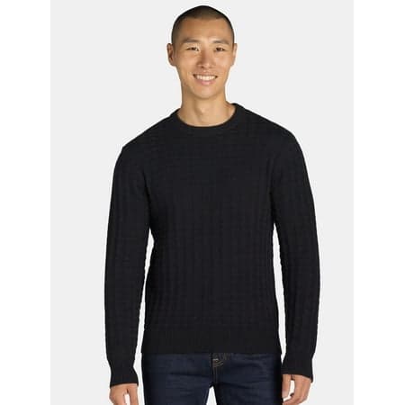 Tribekka 44 Men's Textured Crewneck Sweater, Sizes XS-3XL