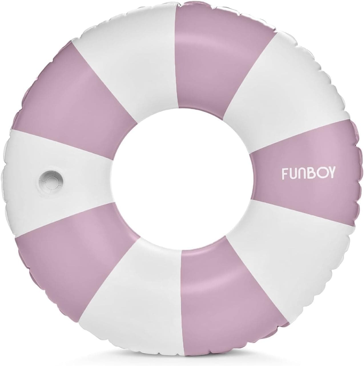 Relax in Style with FUNBOY's Giant Vintage Stripe Pool Float