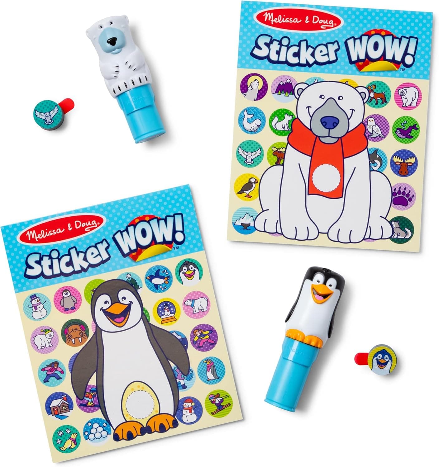Melissa & Doug Sticker Pads and Stampers - Winter Wonderland