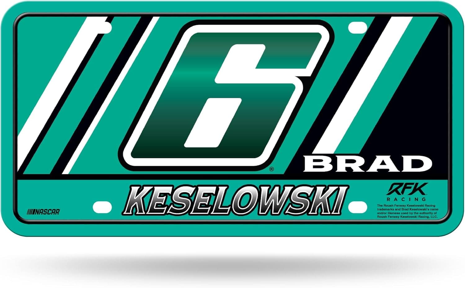 Personalize Your Ride: NASCAR Racing Auto Tag by Rico Industries