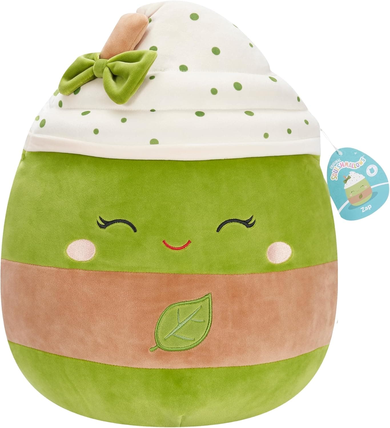 Squishmallows Plush Iced Matcha Latte - 16" Zap
